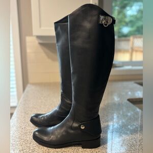 Salvatore Ferragamo Black Rodi Riding Boots